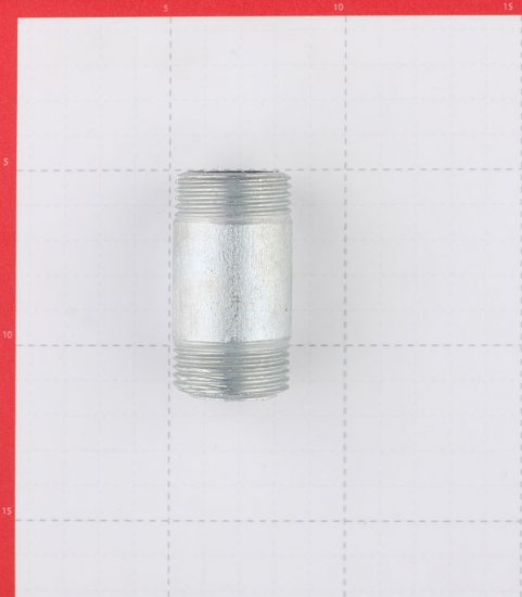 Бочонок 1 НР(ш) х 1 НР(ш) стальной оцинкованный