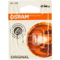 Автолампа Osram W1.2W W2*4.6d 12V /1/10