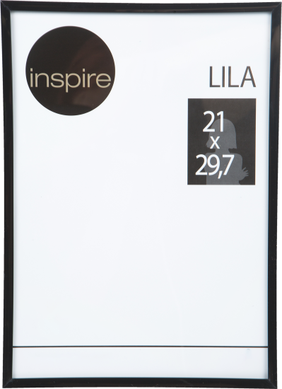 Рамка Inspire Lila 21x29.7 см цвет чёрный