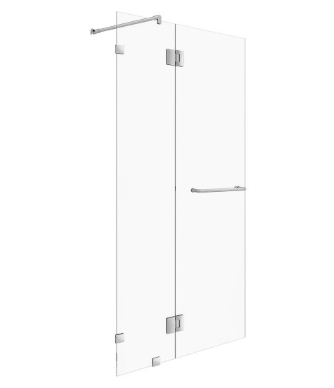 Дверь душевая распашная Март Классика 90 см