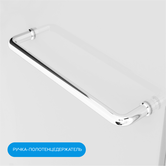 Дверь душевая распашная Март Классика 90 см