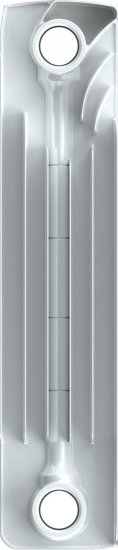 Радиатор секционный Equation Bimetal 350/90 6 секций боковое подключение биметалл белый