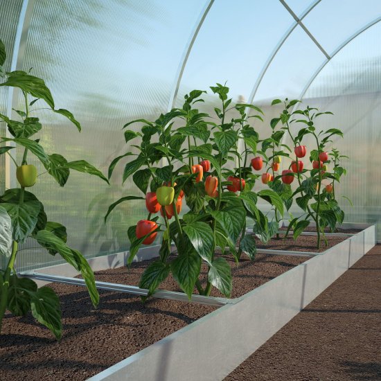 Гряда садовая Благо 0.95 м оцинкованная сталь