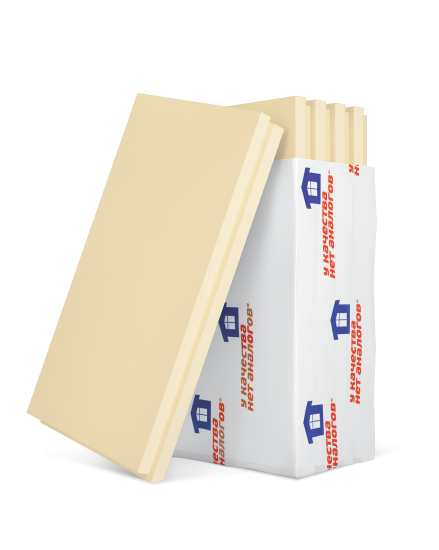 Экструдированный пенополистирол XPS 100 мм Укна Т-15 585x1185 мм 0.69 м²