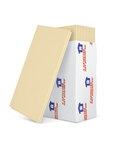 Экструдированный пенополистирол XPS 50 мм Укна Т-15 585x1185 мм 0.69 м²