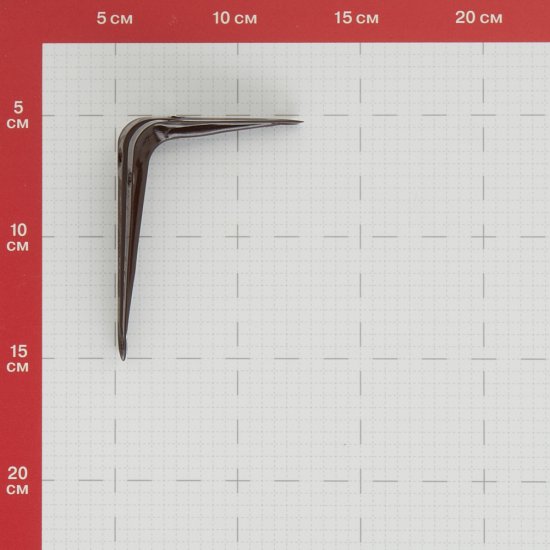 Консоль 75x100 мм коричневая