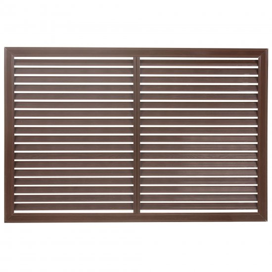 Экран для радиатора 60x90 см ПВХ цвет венге