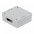 Розетка компьютерная экранированная Hyperline 8P8C CAT5e 2 гнезда (430233)