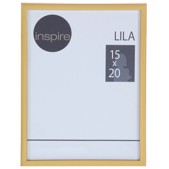Рамка Inspire Lila цвет золото размер 15x20 см