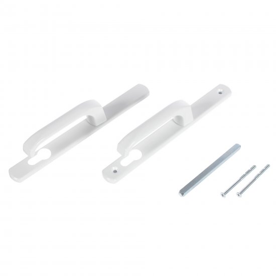 Ручки дверные на планке Apecs HP-92.7005-W, цвет белый