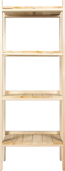 Стеллаж для бани с 4 полками