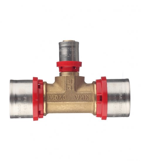 Тройник Tiemme 32(пресс) х 16(пресс) х 32(пресс)