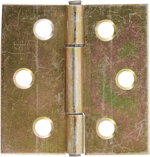 Петля оцинкованная правая 38x38 мм, сталь
