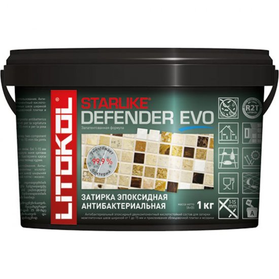 Эпоксидный состав для укладки мозаики LITOKOL STARLIKE Defender EVO S.202 NATURALE