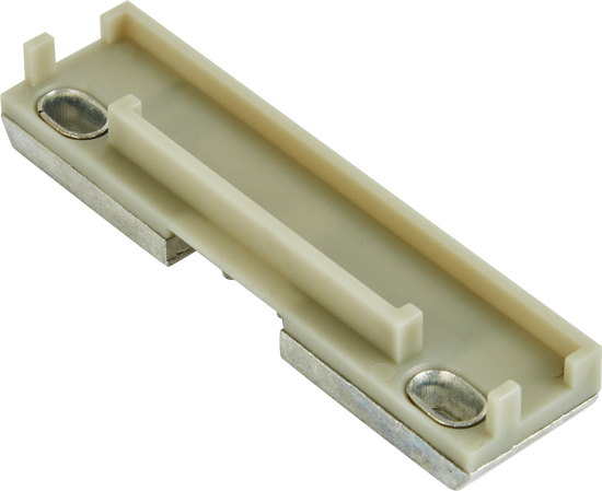 Защёлка балконная большая, цвет чёрный