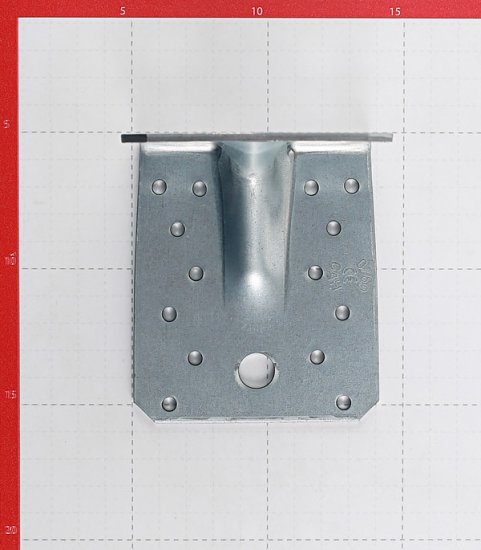 Уголок крепежный усиленный оцинкованный 105х105х90х3 мм GAH ALBERTS