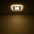 Светильник встраиваемый Gauss Backlight BL120 квадратный 3 и 3 Вт свет тёплый белый