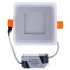 Светильник встраиваемый Gauss Backlight BL120 квадратный 3 и 3 Вт свет тёплый белый