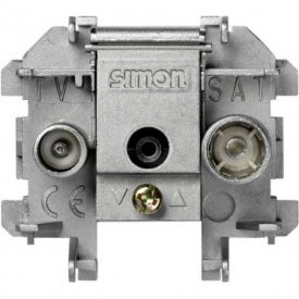 Проходная телевизионная розетка Simon S73 S73 Loft