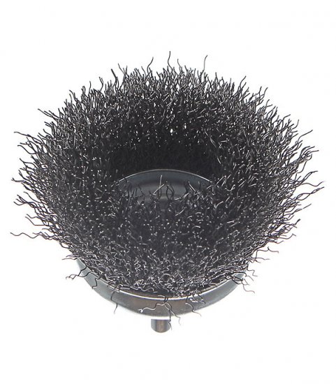 Корщетка для дрели Практика (032-584) мягкая чашеобразная d75 мм