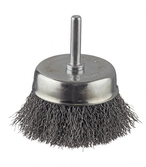 Корщетка для дрели Практика (032-584) мягкая чашеобразная d75 мм