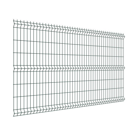 3D панель для забора Grand Line Light 2.5x1.53 м зеленый RAL 6005