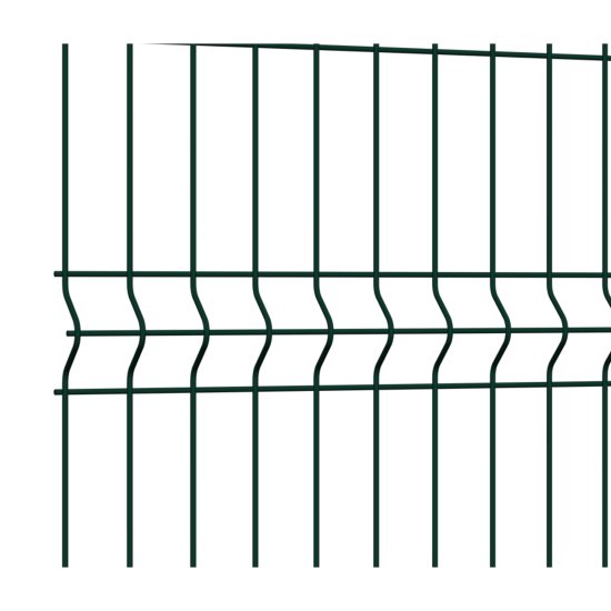 3D панель для забора Grand Line Light 2.5x1.53 м зеленый RAL 6005
