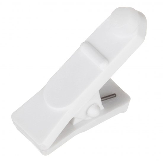 Зажим-ролик для пластмассового карниза белый (20 шт.)