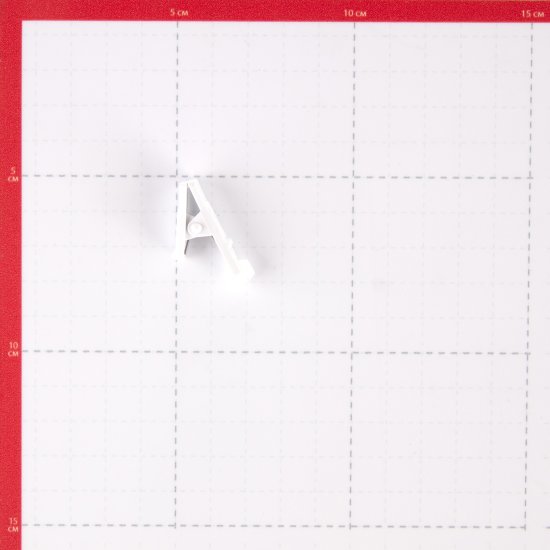 Зажим-ролик для пластмассового карниза белый (20 шт.)