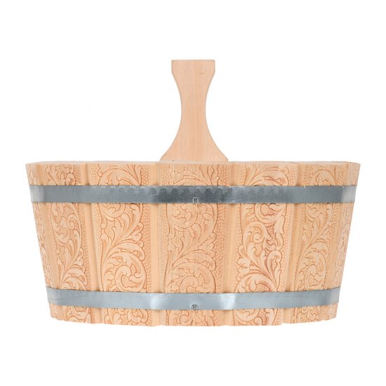 Ушат Банные штучки Шайка 3,5 л с пластиковой вставкой (33428)