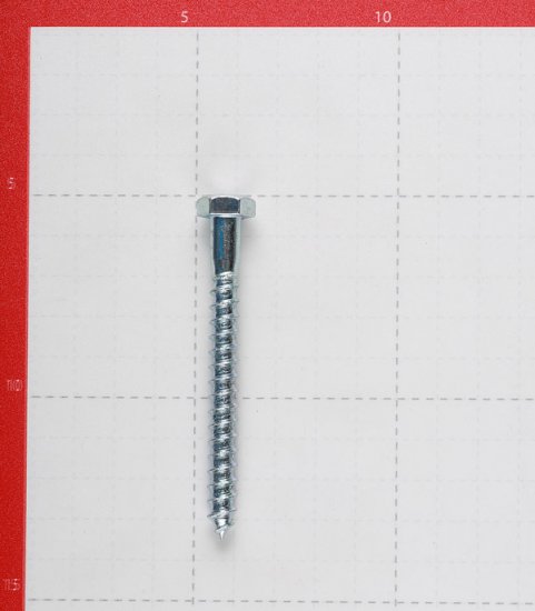 Болт сантехнический 8х80 мм DIN 571 оцинкованный (2 шт.)