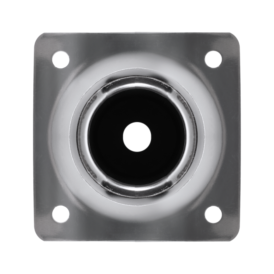 Ножка для мебели круглая ⌀30 мм высота 100 мм никель