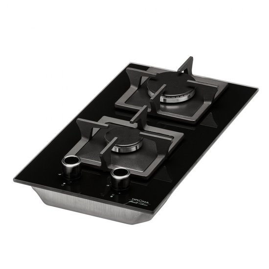 Варочная панель газовая Krona Calore 30 2 конфорки черная