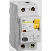 Узо IEK ВД1-63 2п, AC, 40А, 100мА