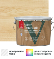 Масло для террас и садовой мебели Tikkurila Valtti Terrace Oil База ЕС бесцветное 9 л