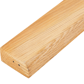 Плинтус массив дерева 240x4x4 см цвет дуб