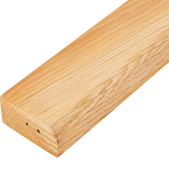 Плинтус массив дерева 240x4x4 см цвет дуб