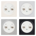 Розетка компьютерная двойная встраиваемая Onekey Florence RJ45 UTP cat 5e цвет белый