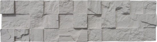 Камень искусственный Monte Alba Пикс Стоун белый 0.32м²