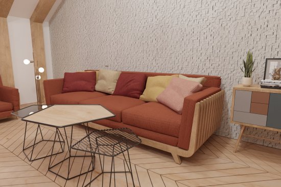 Камень искусственный Monte Alba Пикс Стоун белый 0.32м²