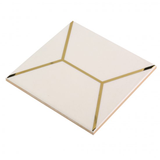 Плитка декор Kerama Marazzi Витраж белая 150х150х7 мм