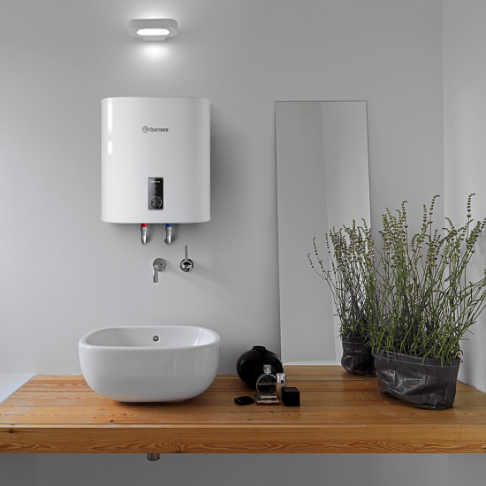 Накопительный водонагреватель электрический 20 л Thermex Mystery 20V 151 108 2 кВт нержавеющая сталь мокрый ТЭН