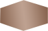 Зеркальная плитка Omega Glass NNLM72 сота 30x20 см глянцевая цвет бронза 1 шт.