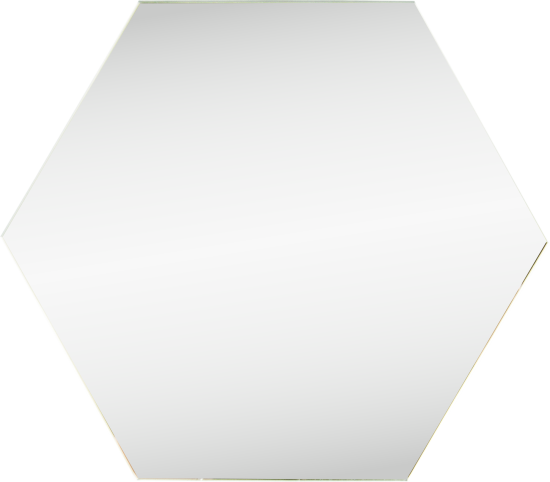 Зеркальная плитка Omega Glass NNLM61 сота 20x17.3 см глянцевая цвет серебро 1 шт.