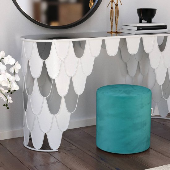 Пуф альпийский бирюзовый Sheffilton SHT-B12