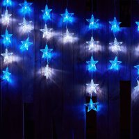 Фигурный светодиодный занавес Uniel ULD-E5505-196/DTK