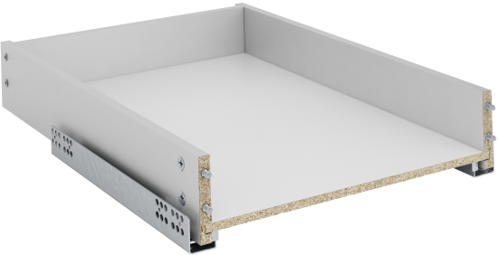 Ящик выдвижной Delinia 35.2x8.1x51.1 см ЛДСП цвет серый