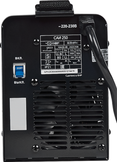 Сварочный аппарат инверторный Ресанта САИ-250, 250 А, до 6 мм