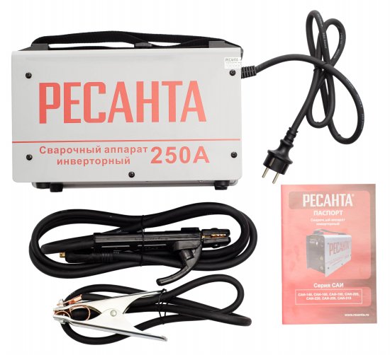 Сварочный аппарат инверторный Ресанта САИ-250, 250 А, до 6 мм