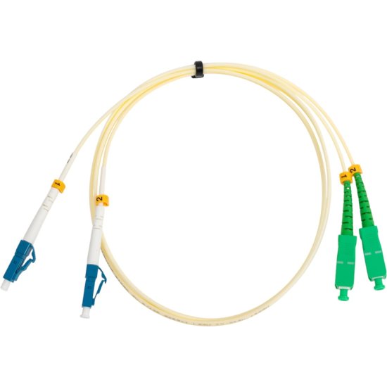 Дуплексный оптический патч-корд TopLan DPC-TOP-657A1-LC/U-SC/A-1.0